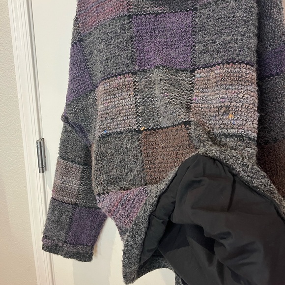 Allen Wah VTG Textured Men's Wool Sweater LTall Lined - Picture 6 of 6